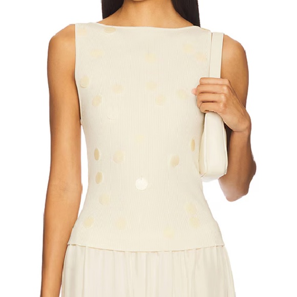 L'Academie Tops - L'Academie by Marianna Juliene Matte Paillette Top TAG STILL ATTACHED